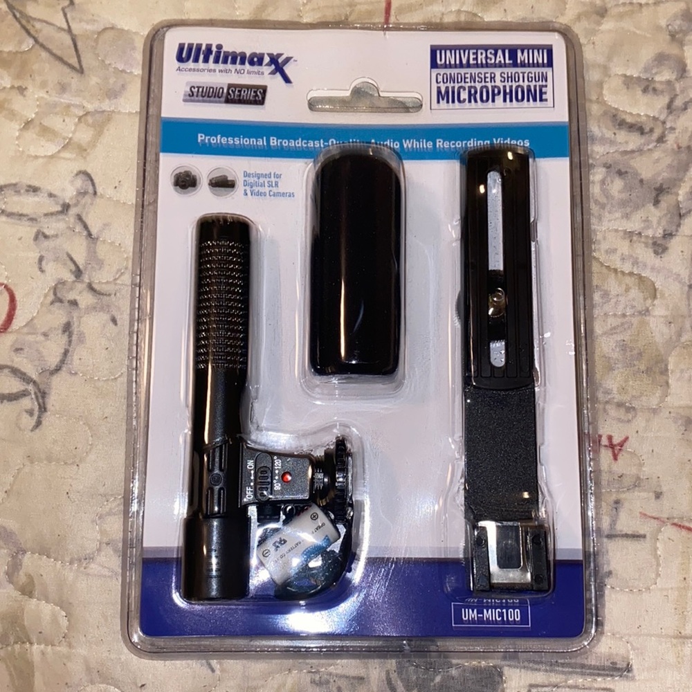 Universal Mini Condenser Shotgun Microphone camera 📸